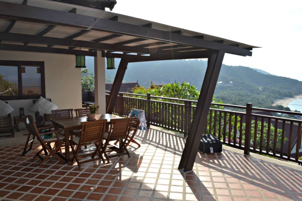 Huge terrace at Baan Kantiang See Villa