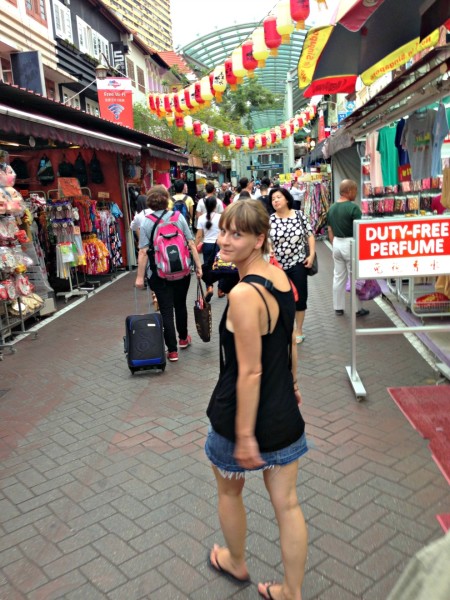 Chinatown window shopping