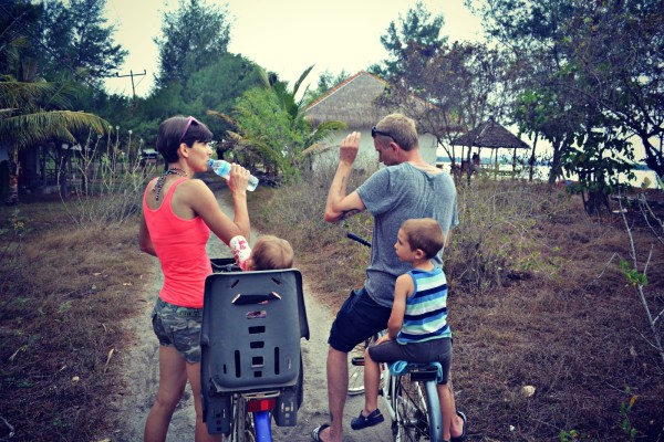 Cycling around the island