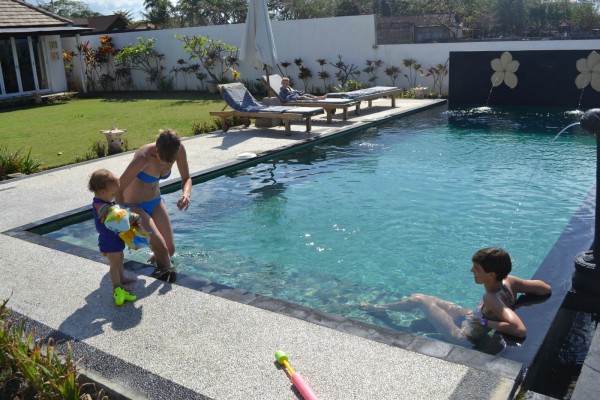 Playtime in the pool