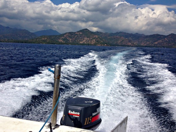 Speed boat to Gilis
