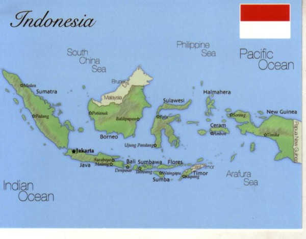 Map of Indonesia