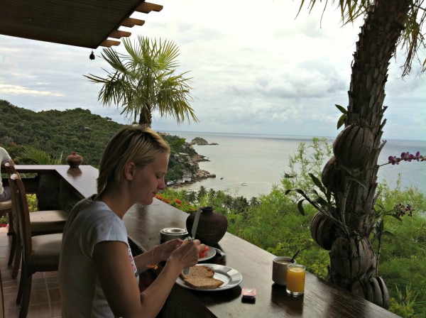 Breakfast with the view