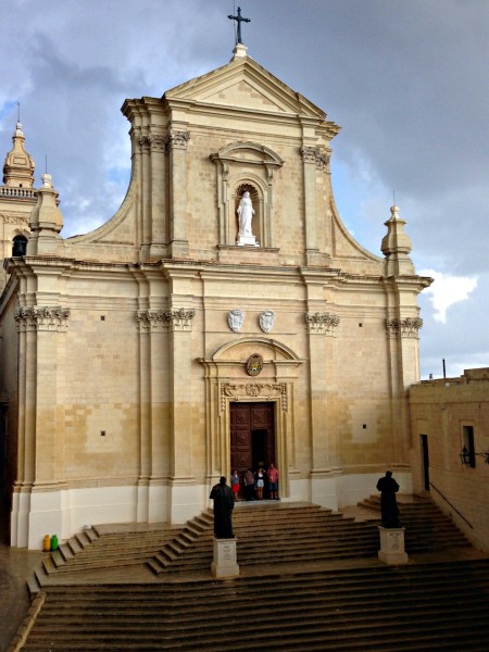 Cathedral of Assumption inside the citadel in Victoria