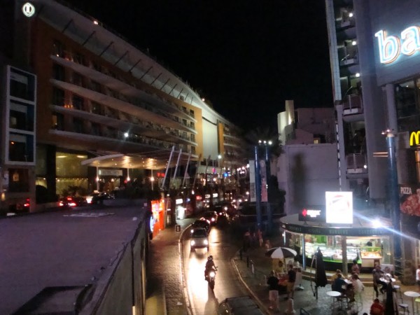 Paceville at night