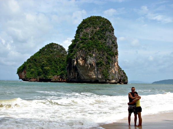 At Railay Beach