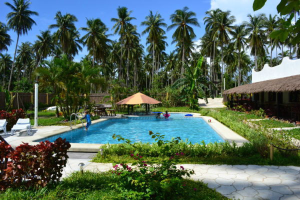 Alone at the resort