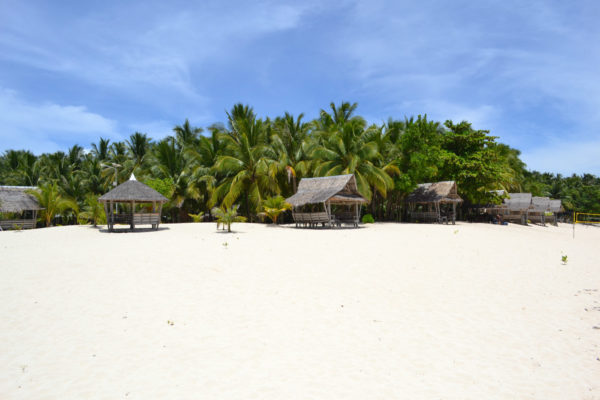 Bamboo huts for rent