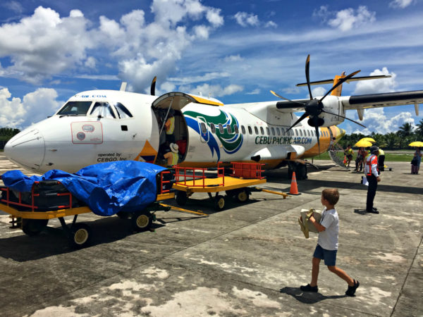 Siargao Airport, one flight in/out per day