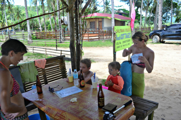 Some cold refresments before heading back to El Nido