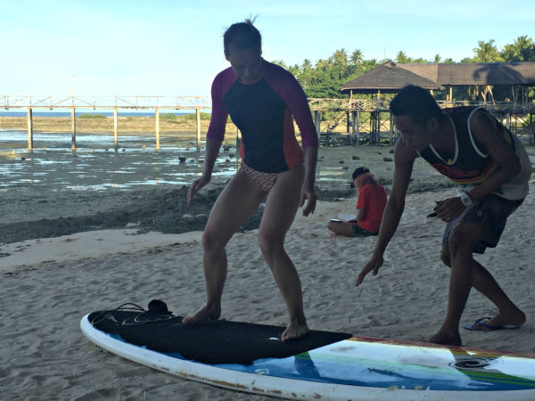Surf practice