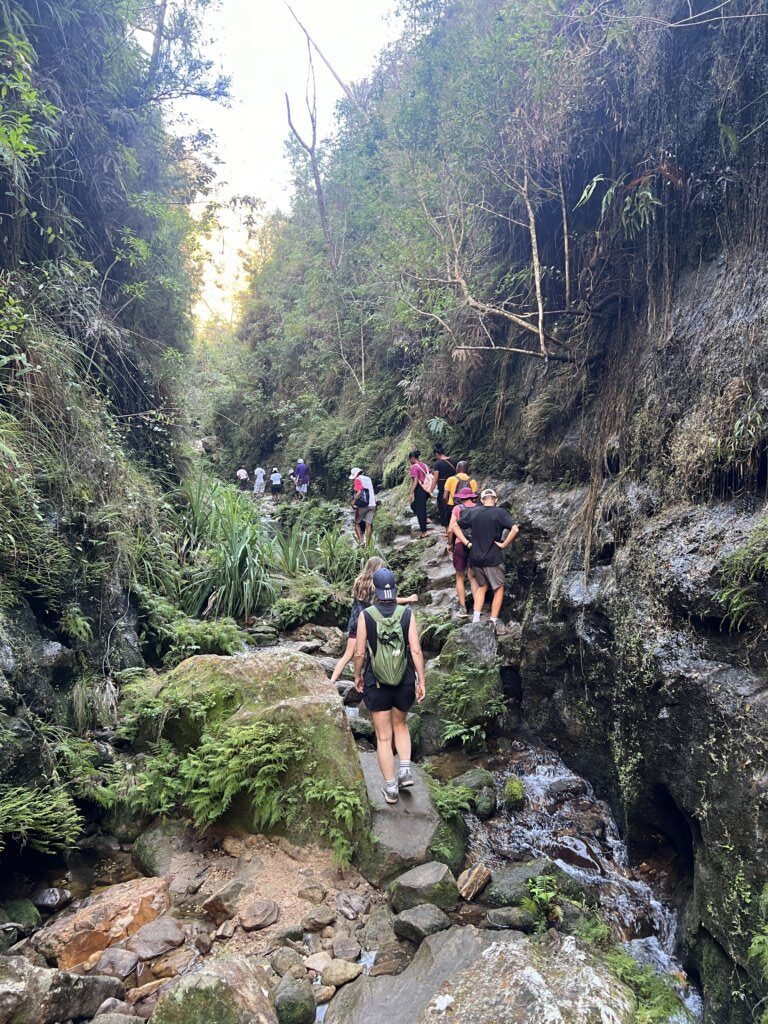 Hiking trough Isalo Canyon