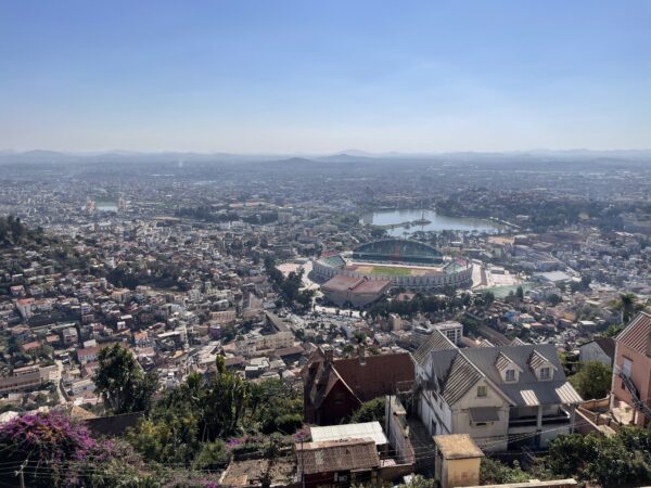 Antananarivo from second floor Rova balcony